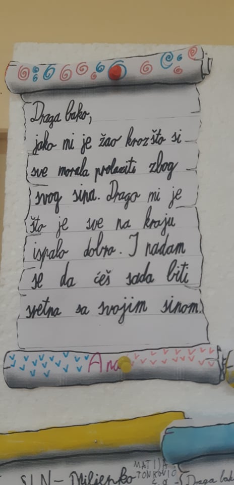 Pišemo pismo Ivani i njenim likovima iz bajke Šuma Striborova by Ljiljana Kubaša - Illustrated by 4.a razred - Ourboox.com