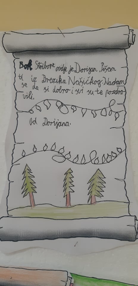 Pišemo pismo Ivani i njenim likovima iz bajke Šuma Striborova by Ljiljana Kubaša - Illustrated by 4.a razred - Ourboox.com