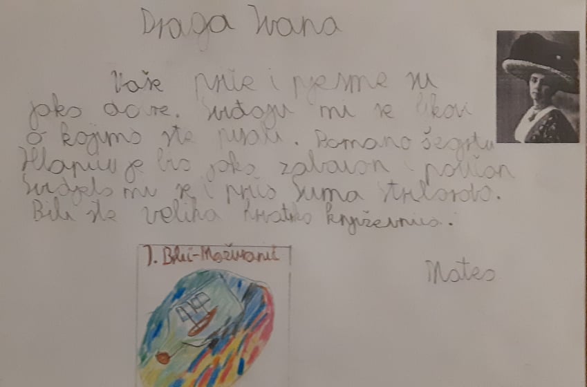 Pišemo pismo Ivani i njenim likovima iz bajke Šuma Striborova by Ljiljana Kubaša - Illustrated by 4.a razred - Ourboox.com