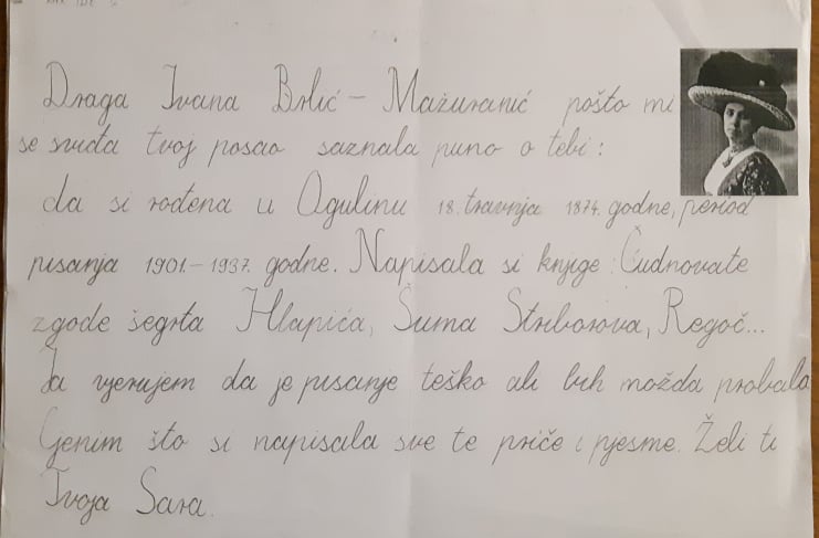 Pišemo pismo Ivani i njenim likovima iz bajke Šuma Striborova by Ljiljana Kubaša - Illustrated by 4.a razred - Ourboox.com