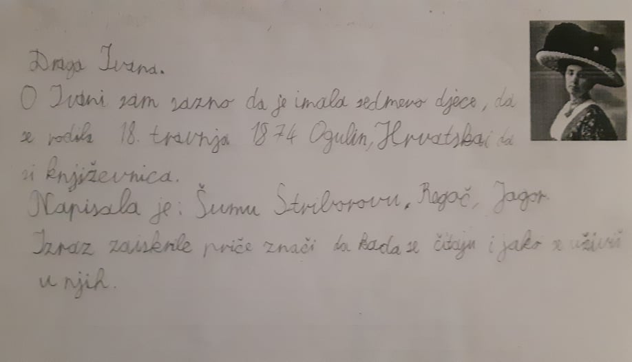 Pišemo pismo Ivani i njenim likovima iz bajke Šuma Striborova by Ljiljana Kubaša - Illustrated by 4.a razred - Ourboox.com