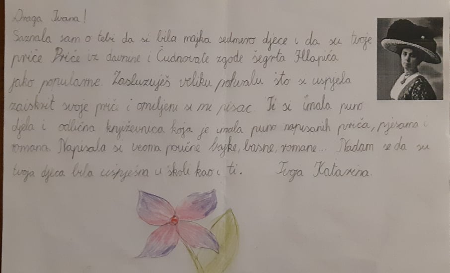 Pišemo pismo Ivani i njenim likovima iz bajke Šuma Striborova by Ljiljana Kubaša - Illustrated by 4.a razred - Ourboox.com