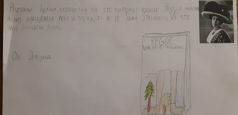 Pišemo pismo Ivani i njenim likovima iz bajke Šuma Striborova by Ljiljana Kubaša - Illustrated by 4.a razred - Ourboox.com