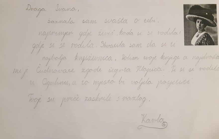 Pišemo pismo Ivani i njenim likovima iz bajke Šuma Striborova by Ljiljana Kubaša - Illustrated by 4.a razred - Ourboox.com