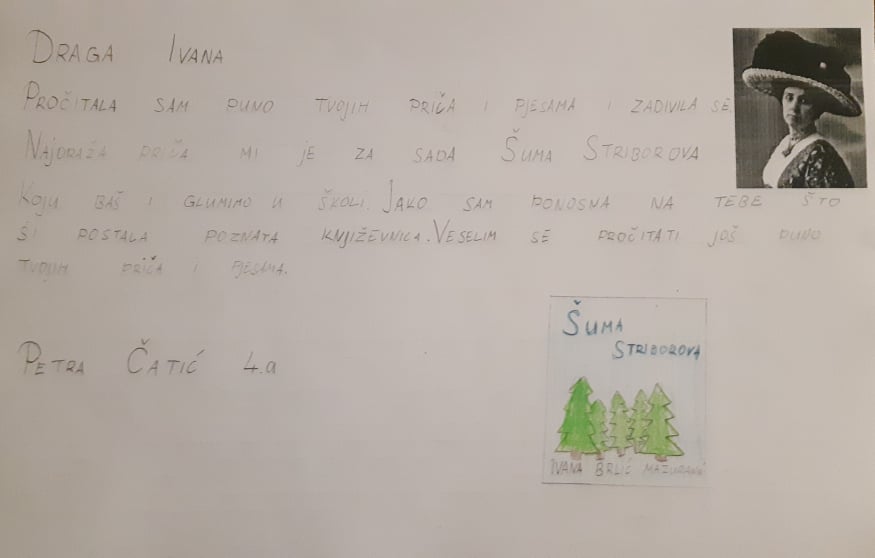Pišemo pismo Ivani i njenim likovima iz bajke Šuma Striborova by Ljiljana Kubaša - Illustrated by 4.a razred - Ourboox.com