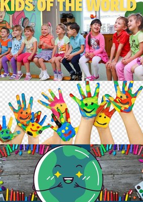 Kıds of The World Project Posters by Şennur KARA - Illustrated by Şennur Kara - Ourboox.com