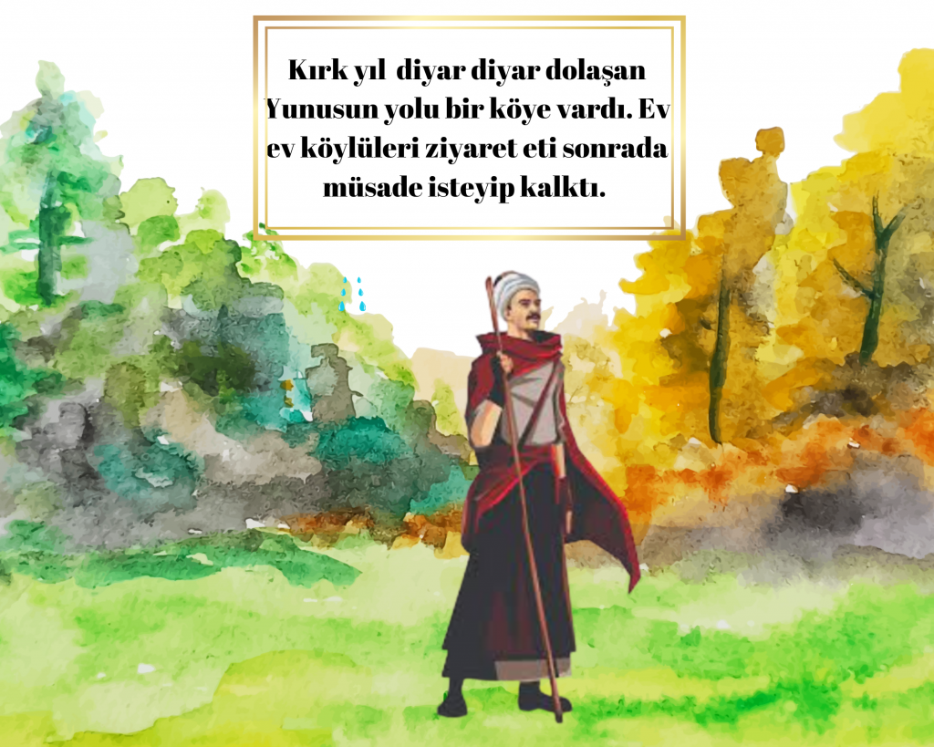 YUNUS EMRE MENKIBELERİ by YUNUS EMRE - MEVLANA - SADİ ŞİRAZİ - Illustrated by YUNUS EMRE - Ourboox.com