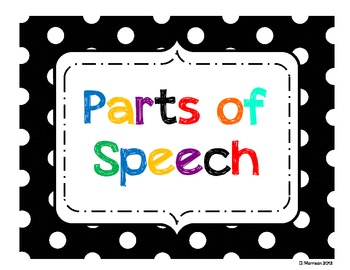 Parts of Speech for 1st Graders! by Mary Donohue - Ourboox.com