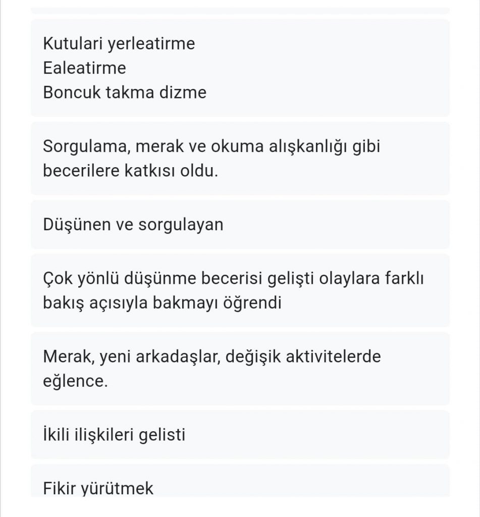 PHILOSOPHER KIDS PARENT LAST SURVEY COMPARATIVE RESULT (FİLOZOF ÇOCUKLAR VELİ SON ANKET KARŞILAŞTIRMALI SONUCU) by Serpil Topuz - Ourboox.com