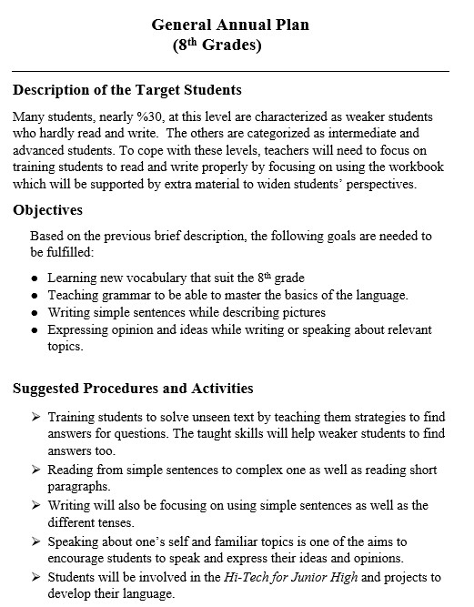 Yearly English Plan by Maha Alawdat - Ourboox.com
