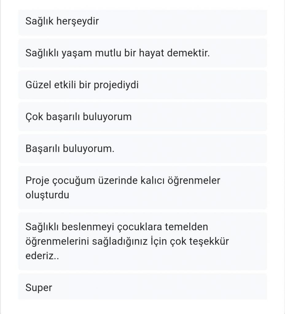 Sağlıklı Yaşam Merdiveni Veli Son Anketi Karşılaştırmalı Değerlendirmesi by Serpil Topuz - Ourboox.com