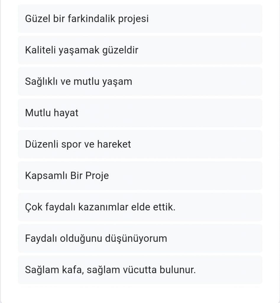 Sağlıklı Yaşam Merdiveni Veli Son Anketi Karşılaştırmalı Değerlendirmesi by Serpil Topuz - Ourboox.com