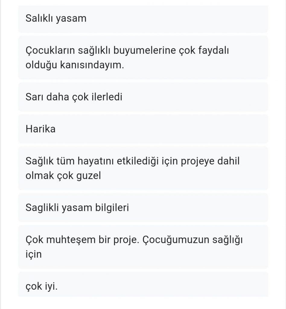 Sağlıklı Yaşam Merdiveni Veli Son Anketi Karşılaştırmalı Değerlendirmesi by Serpil Topuz - Ourboox.com