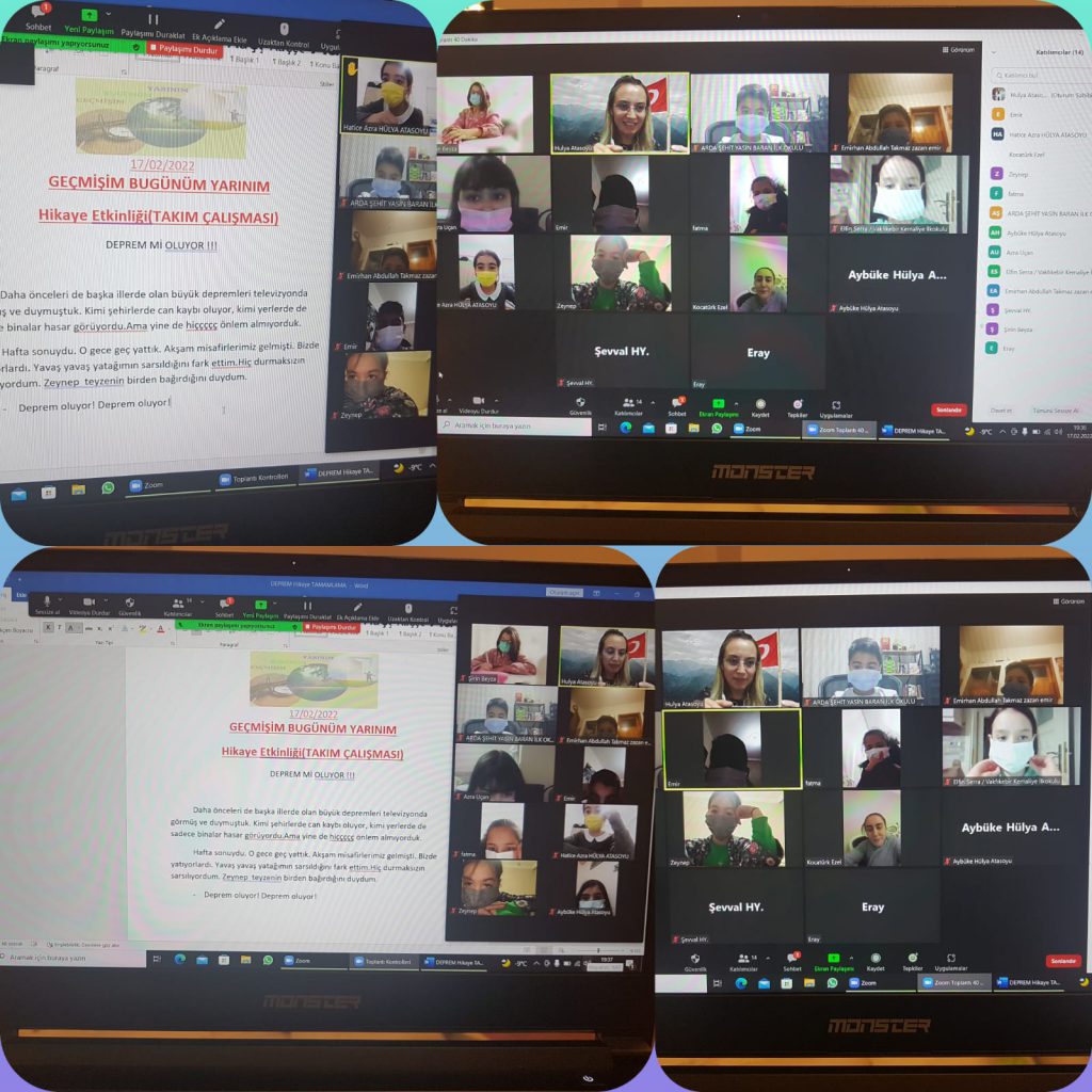 “GEÇMİŞİM BUGÜNÜM YARINIM ” Doğal Afetler Hikaye Yazma by Zerrin BARUTÇU - Ourboox.com