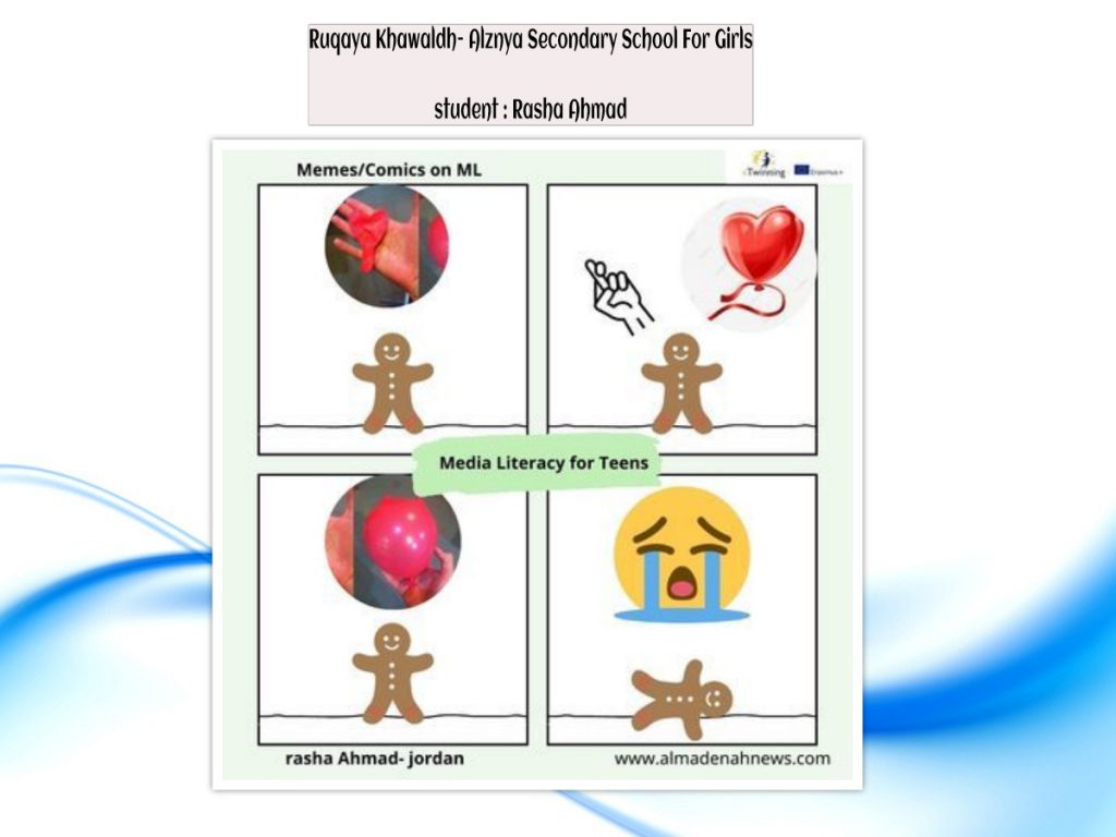 Memes/Comics on ML by ruqaya - Illustrated by Media Literacy for Teens - Ourboox.com