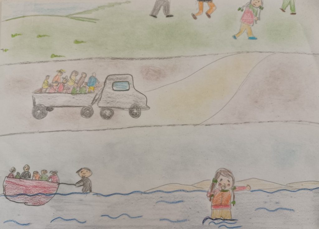 Quando viene la guerra by PATRIZIA LOCOROTONDO - Illustrated by I bambini delle classi terza A e terza B "I.C.Evemero da Messina" - Ourboox.com