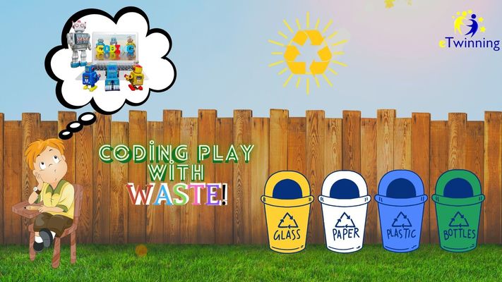 CODING PLAY WITH WASTE PROJECT POSTER SURVEY A BOOK by Zeynep Aydın - Ourboox.com