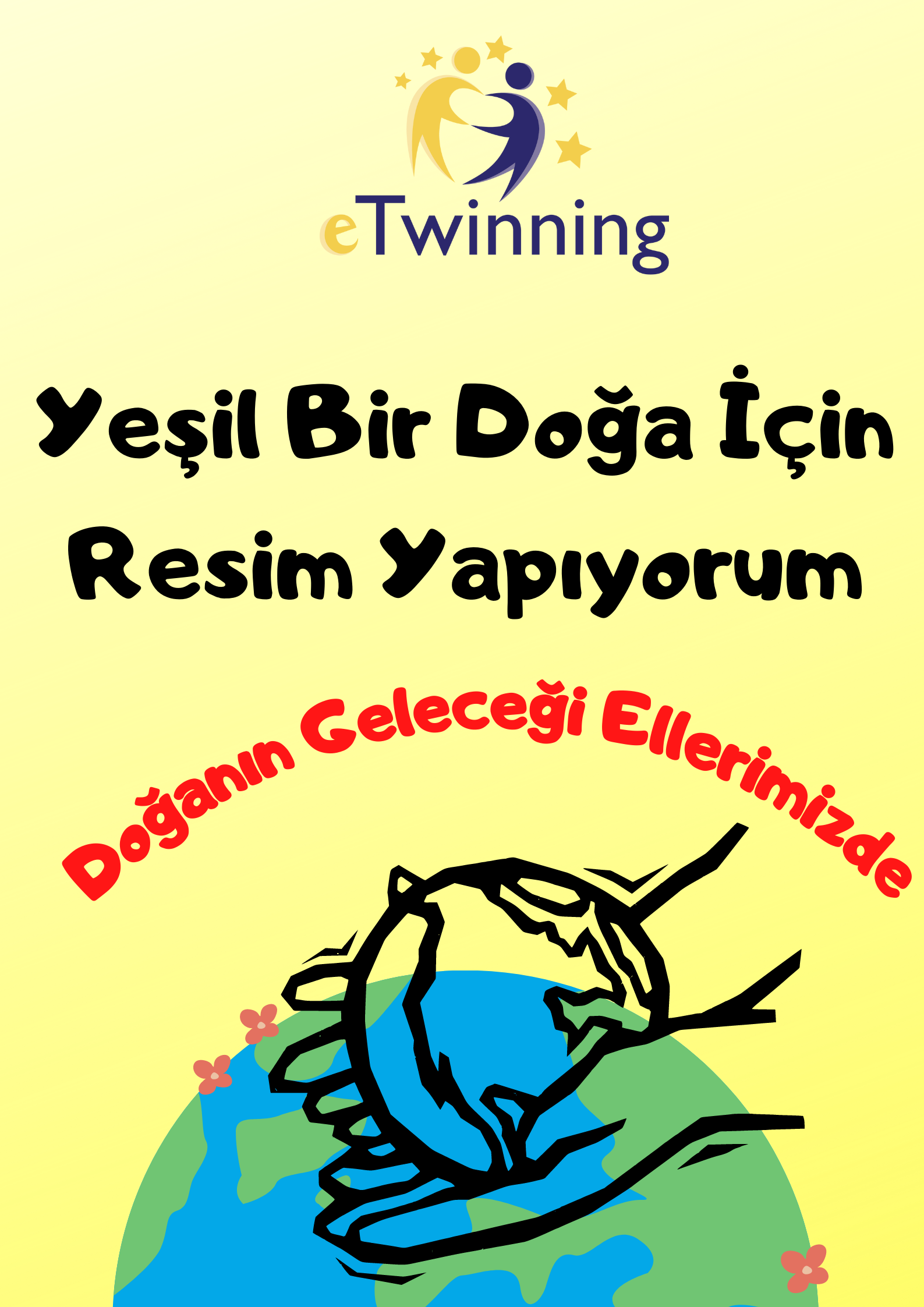 “Yeşil Bir Doğa İçin Resim Çiziyorum” by Hande Çakır - Ourboox.com