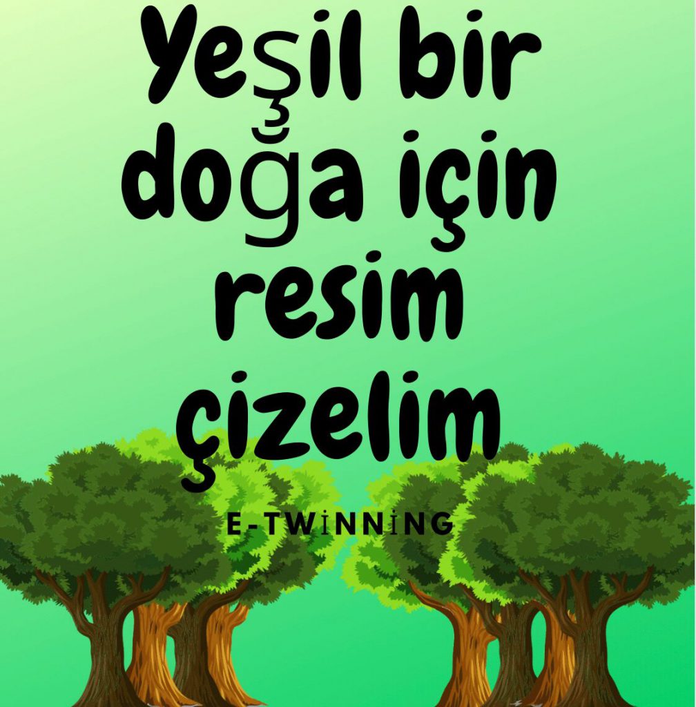 “Yeşil Bir Doğa İçin Resim Çiziyorum” by Hande Çakır - Ourboox.com