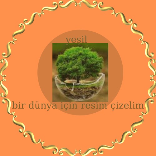 “Yeşil Bir Doğa İçin Resim Çiziyorum” by Hande Çakır - Ourboox.com