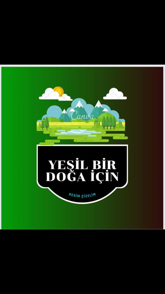 “Yeşil Bir Doğa İçin Resim Çiziyorum” by Hande Çakır - Ourboox.com