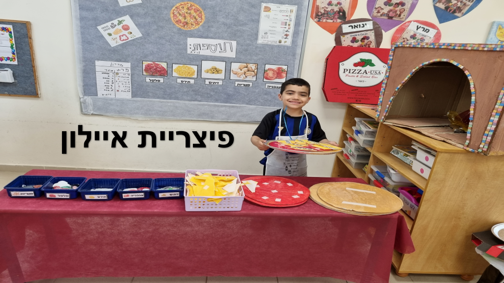 הפיצרייה של גן איילון by sapir bar haim - Illustrated by ילדי גן איילון, באר יעקב - Ourboox.com