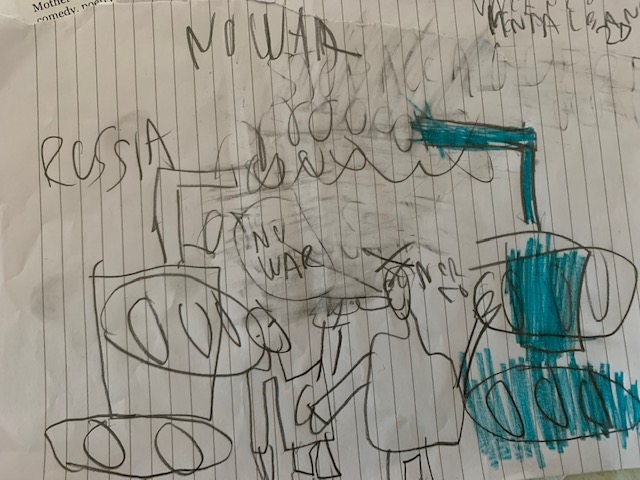 I bambini giocano alla guerra by Ersilia Crugliano - Illustrated by Classe: 3 sez. D  - Ourboox.com