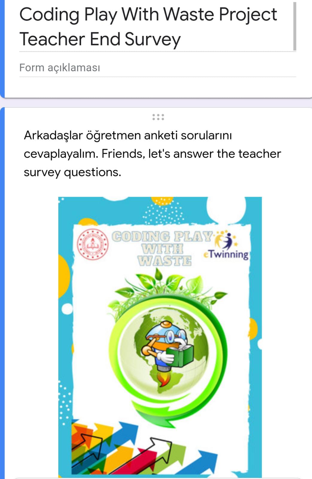 Coding Play With Waste Project End Survey eBook by SEDA AYTON - Ourboox.com