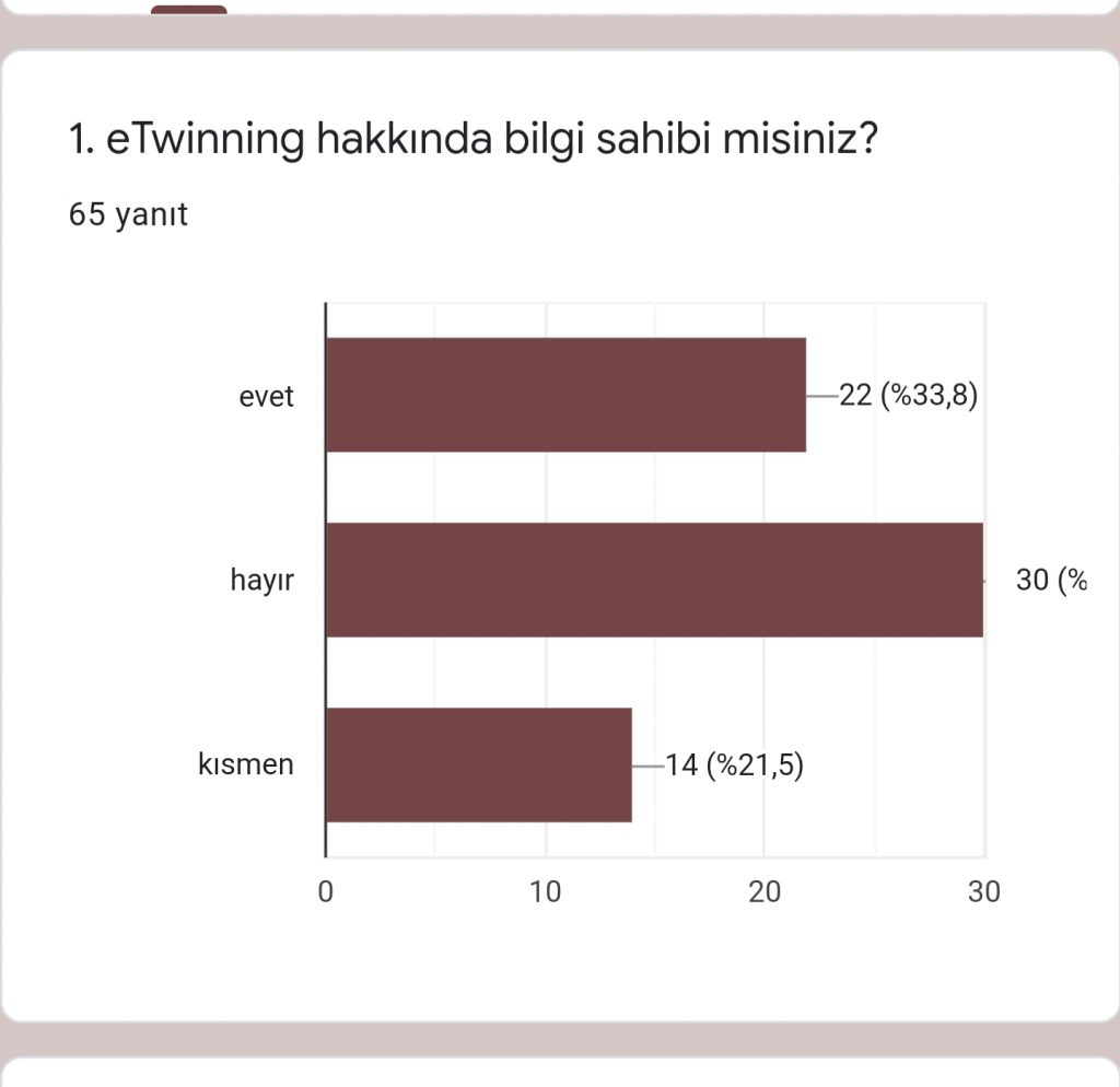 Hayal Kahramanım ve Benim Masalım eTwinning Projesi Veli Ön Anketi Analiz Çalışması by Sezen - Ourboox.com