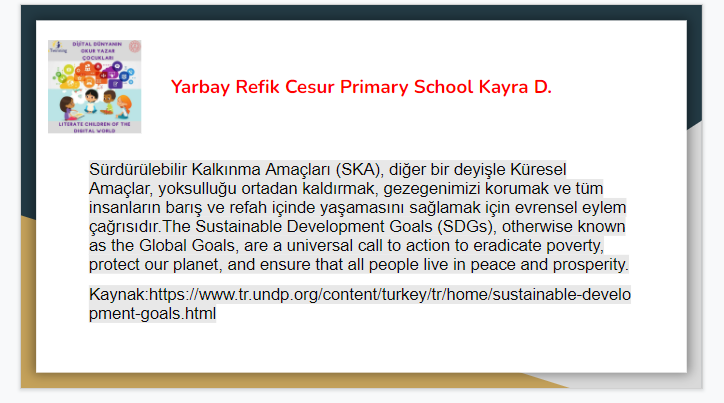 Sürdürülebilir Kalkınma Hedefleri Araştırma Kitabı by Şule - Ourboox.com