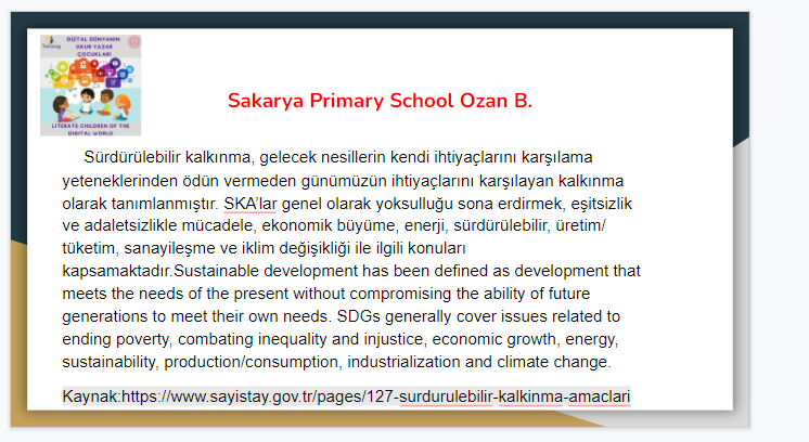 Sürdürülebilir Kalkınma Hedefleri Araştırma Kitabı by Şule - Ourboox.com