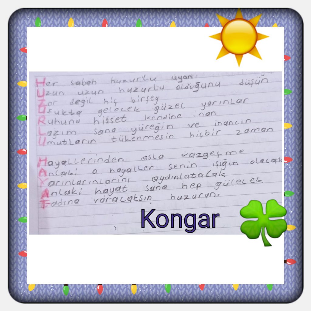 Sınıfımdaki Tiyatro Değerler Akrostiş Çalışmalarımız by SINIFIMDAKİ TİYATRO - Ourboox.com