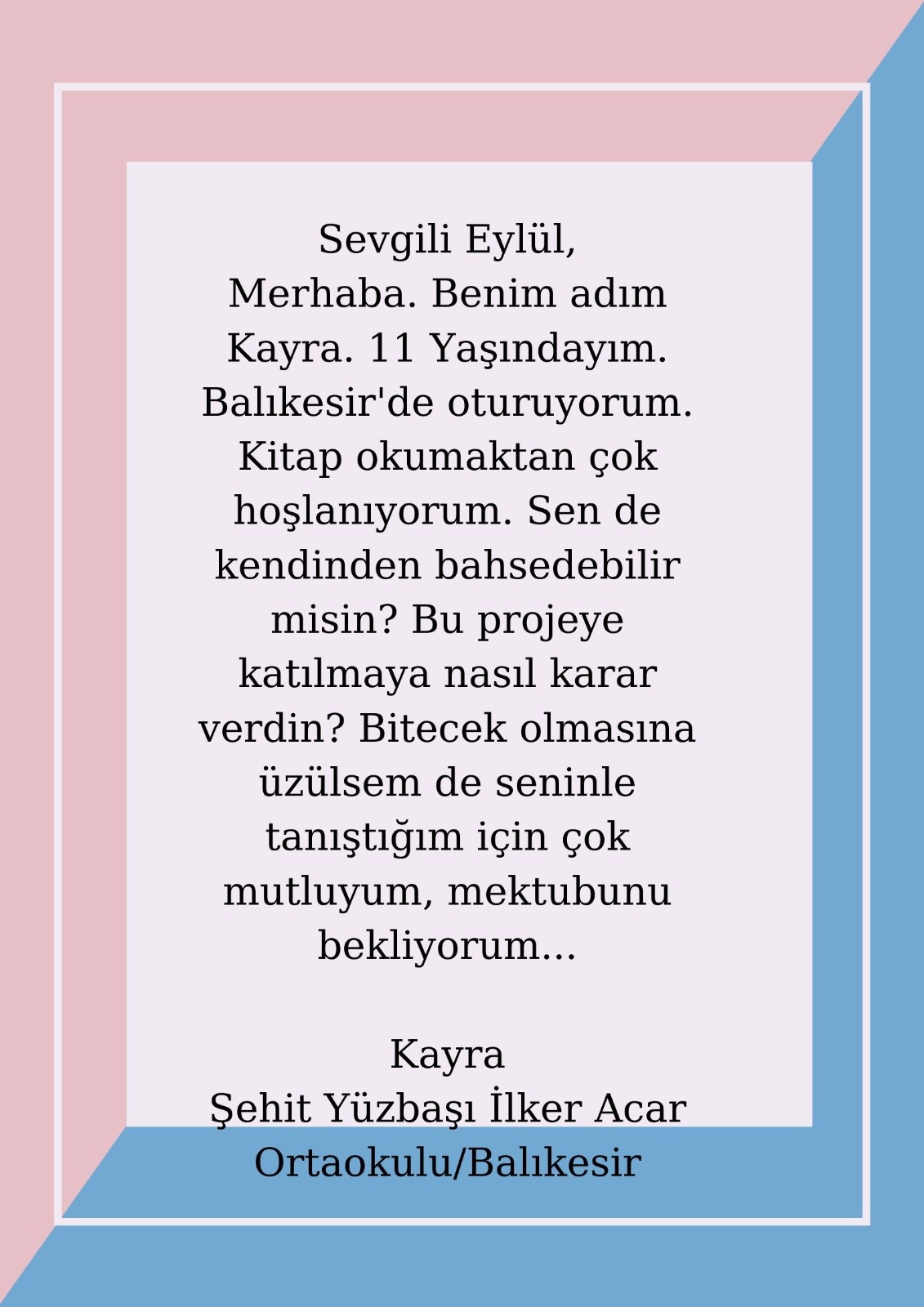 Mektup Arkadaşlığı by Sümeyye Dirlik Elik - Ourboox.com