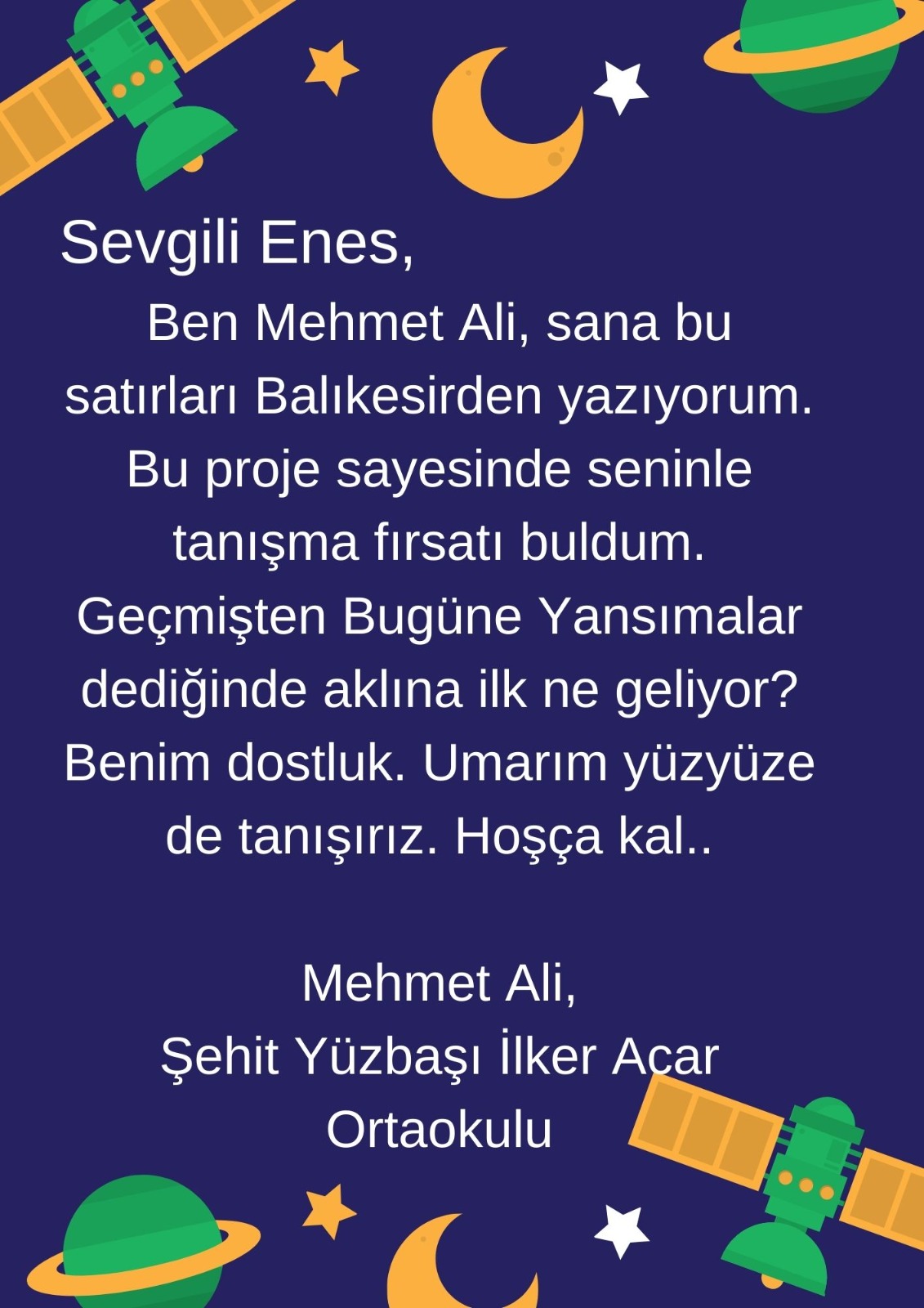 Mektup Arkadaşlığı by Sümeyye Dirlik Elik - Ourboox.com
