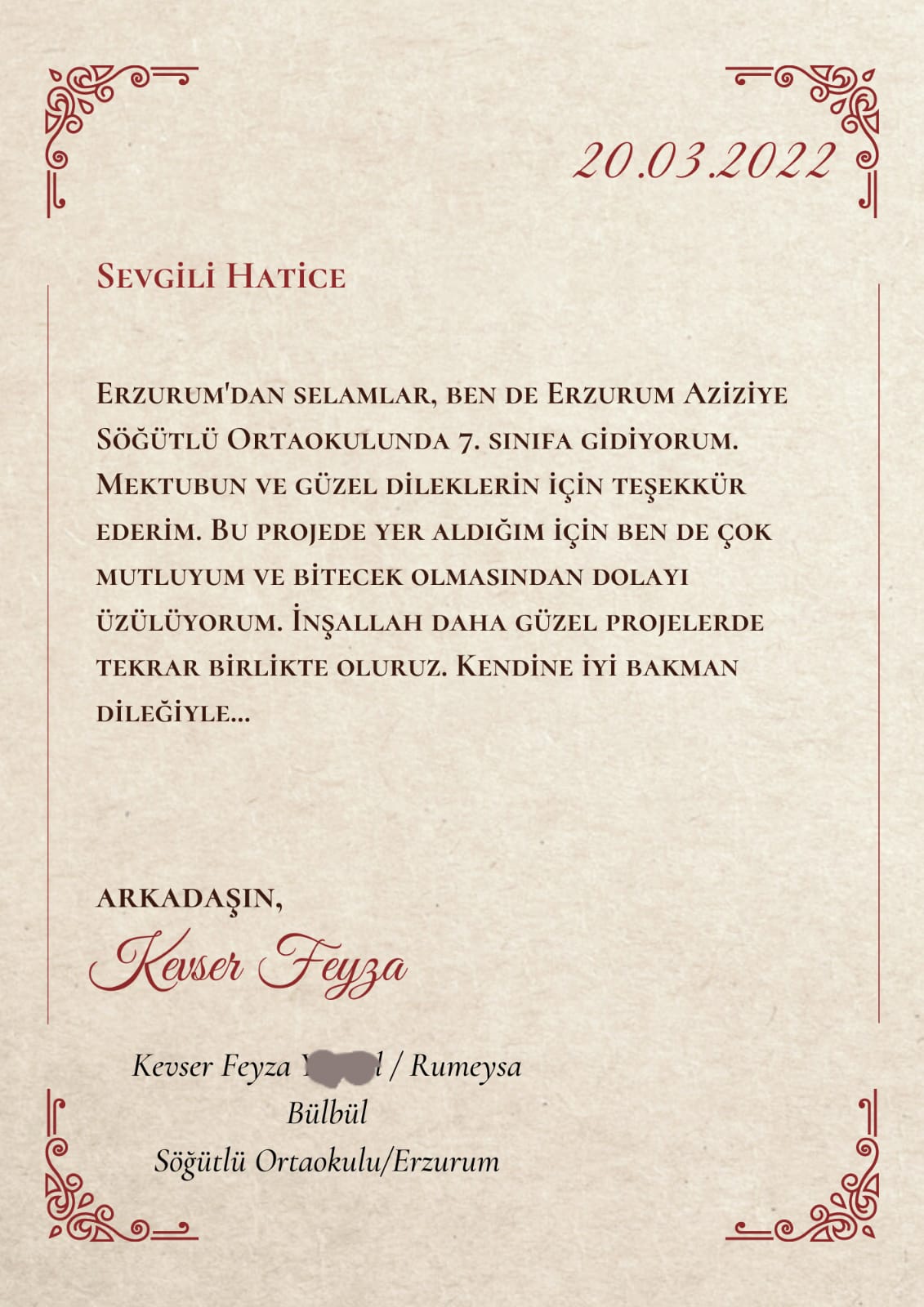 MEKTUP ARKADAŞLIĞI by Bilge - Ourboox.com