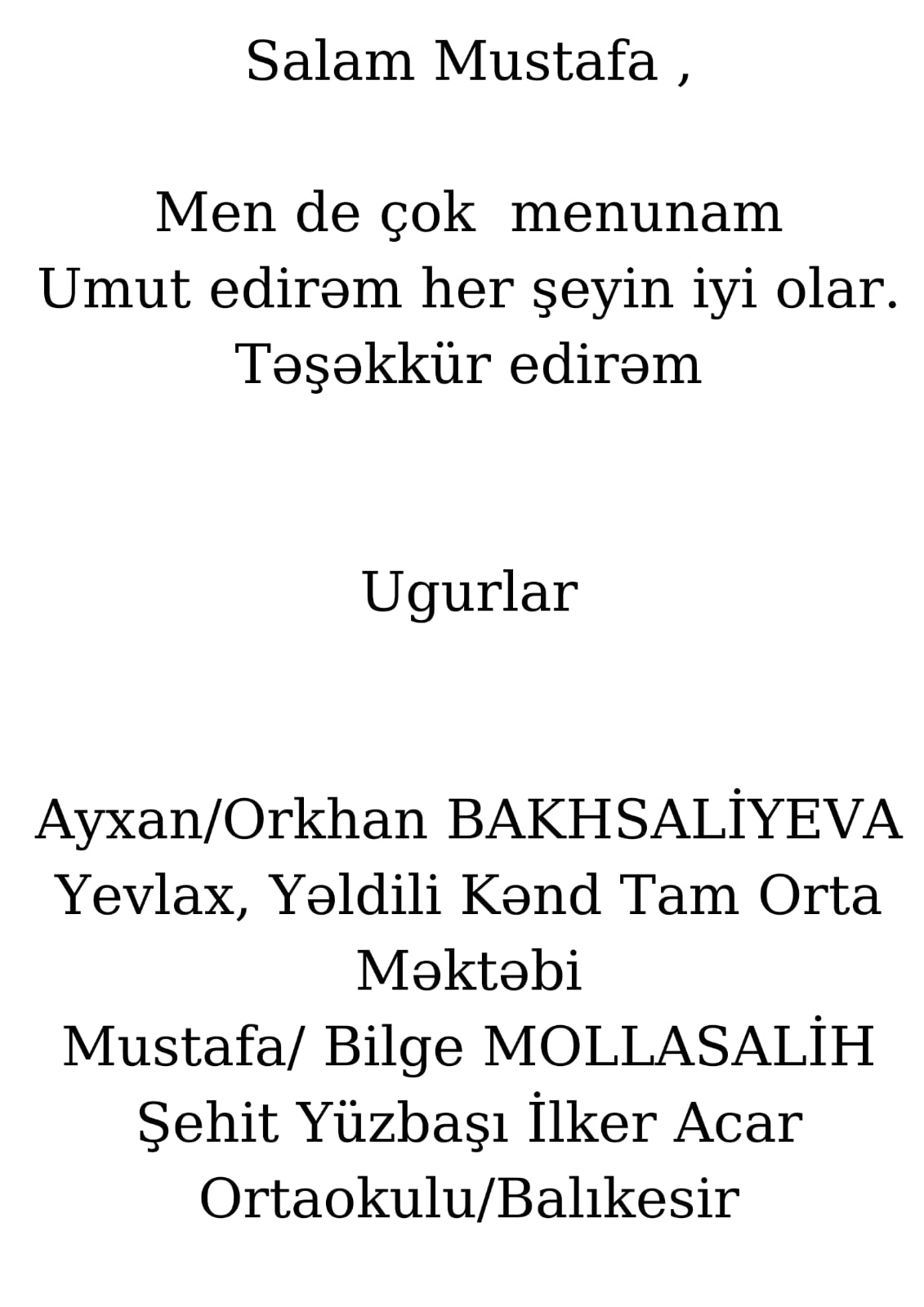 MEKTUP ARKADAŞLIĞI by Bilge - Ourboox.com