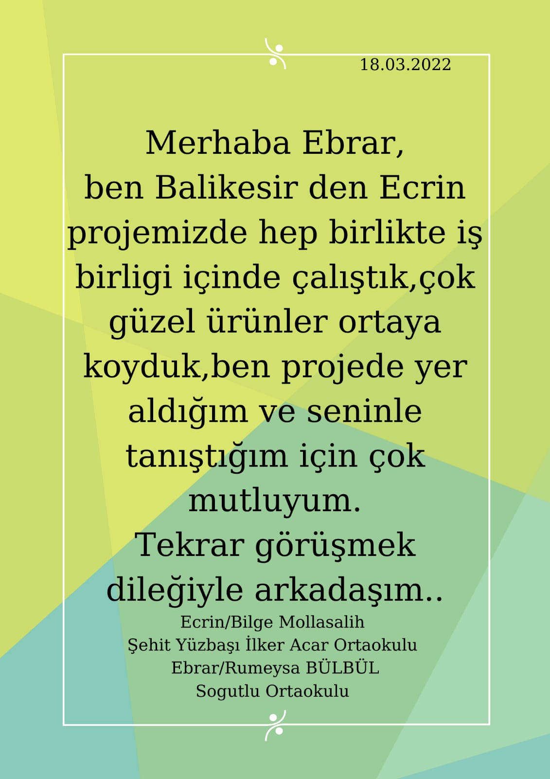 MEKTUP ARKADAŞLIĞI by Bilge - Ourboox.com