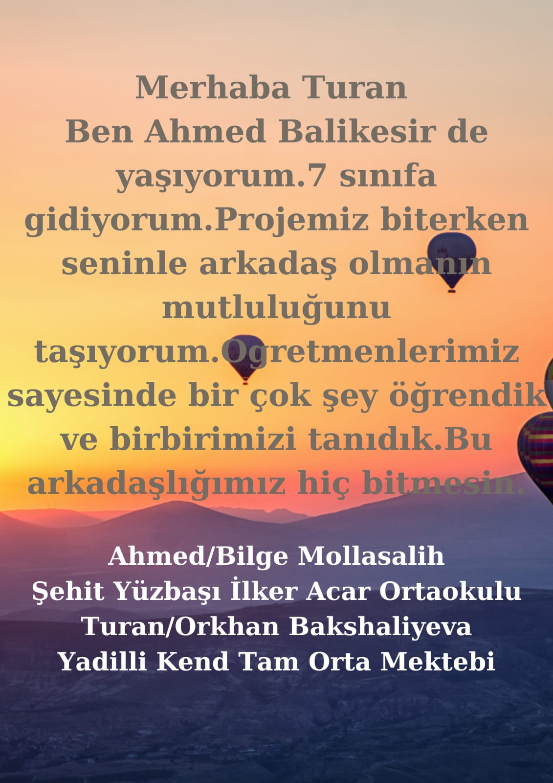 MEKTUP ARKADAŞLIĞI by Bilge - Ourboox.com