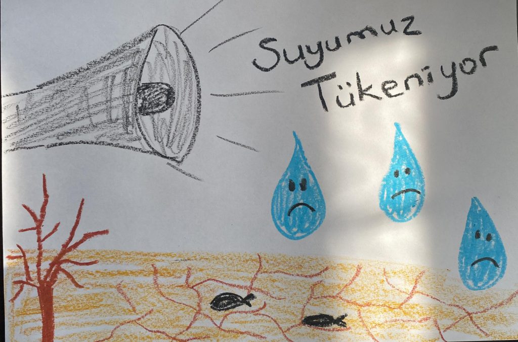 SUYUMUZ TÜKENİYOR by Mine Turasan - Illustrated by E TWİNNING SIFIR İSRAF SIFIR AÇLIK PROJE EKİBİ - Ourboox.com