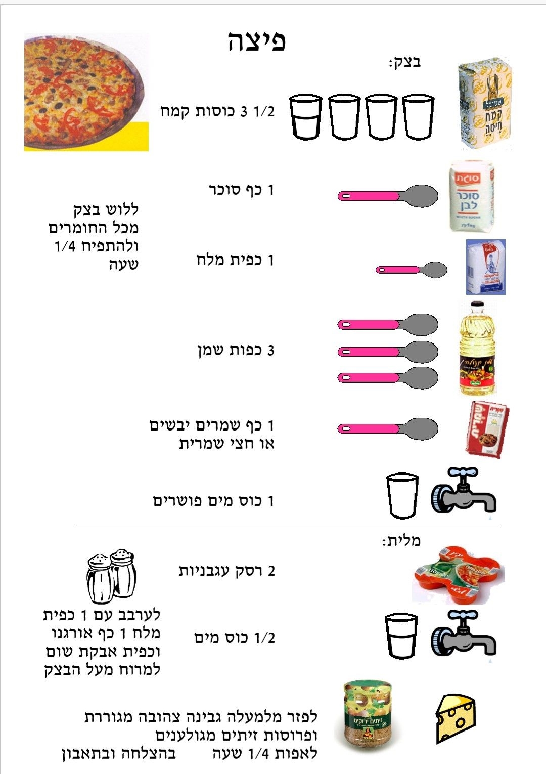 הפיצרייה של גן איילון by sapir bar haim - Illustrated by ילדי גן איילון, באר יעקב - Ourboox.com