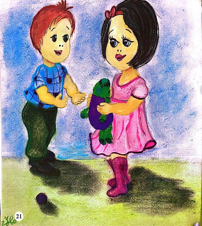 قصة هذه لُعبتي by nadia - Illustrated by شادية زيدان - Ourboox.com