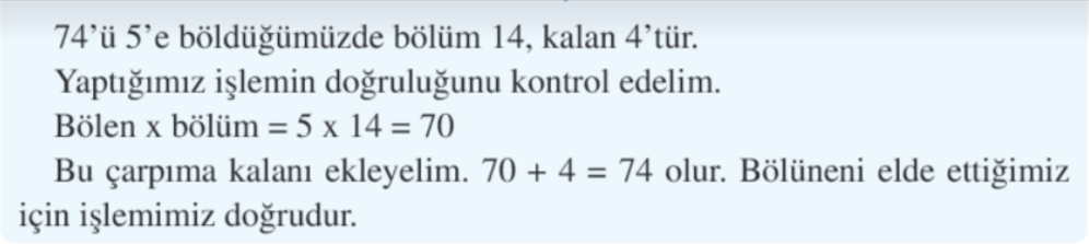 DOĞAL SAYILARLA BÖLME İŞLEMİ by Turan DİYAR - Ourboox.com