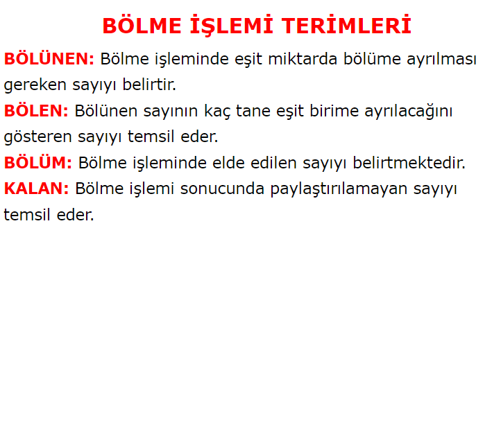 DOĞAL SAYILARLA BÖLME İŞLEMİ by Turan DİYAR - Ourboox.com