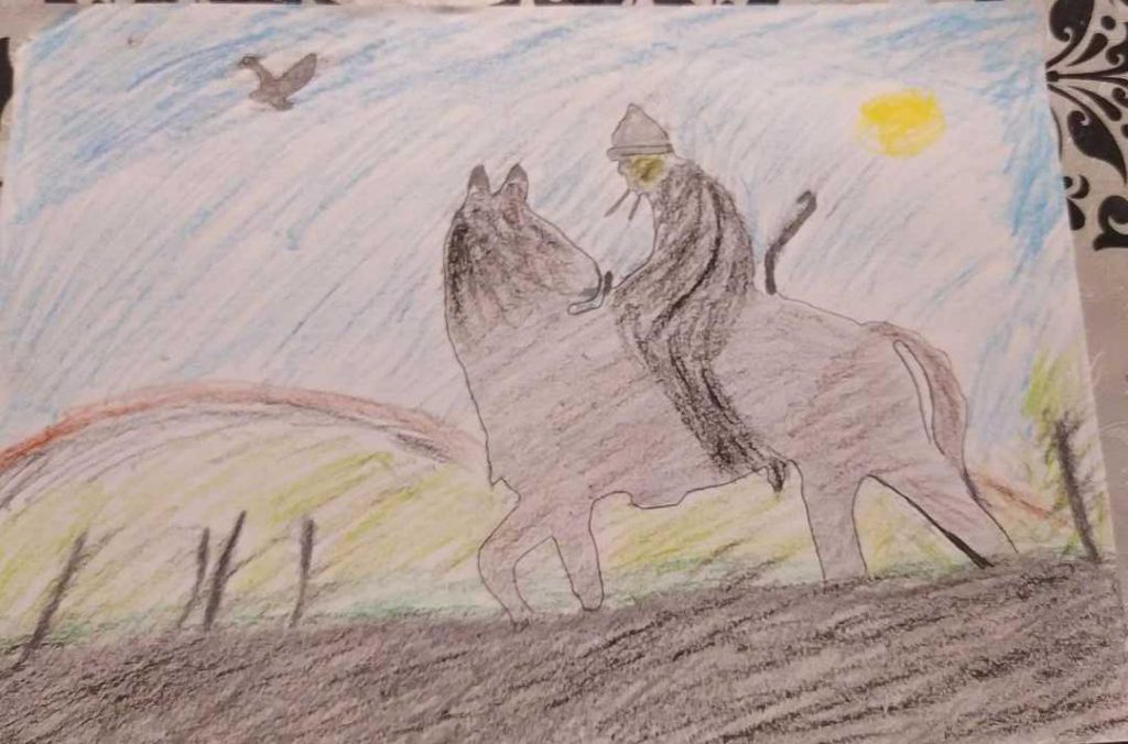 CENGİZ AYTMATOV ROMAN SAHNELERİ by tuba demircan - Illustrated by TUĞBA DEMİRCAN - Ourboox.com