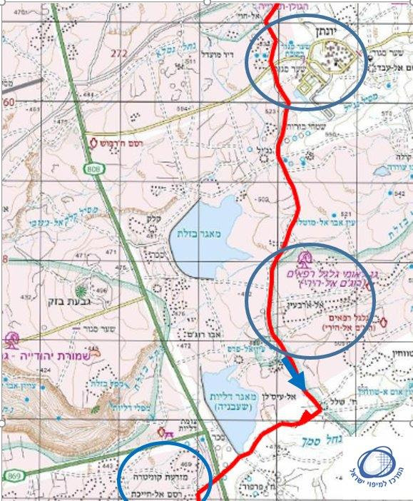 מרחב יונתן - צומת דליות