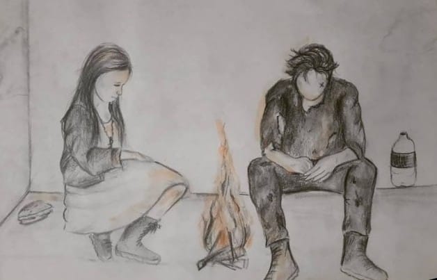 CENGİZ AYTMATOV ROMAN SAHNELERİ by tuba demircan - Illustrated by TUĞBA DEMİRCAN - Ourboox.com