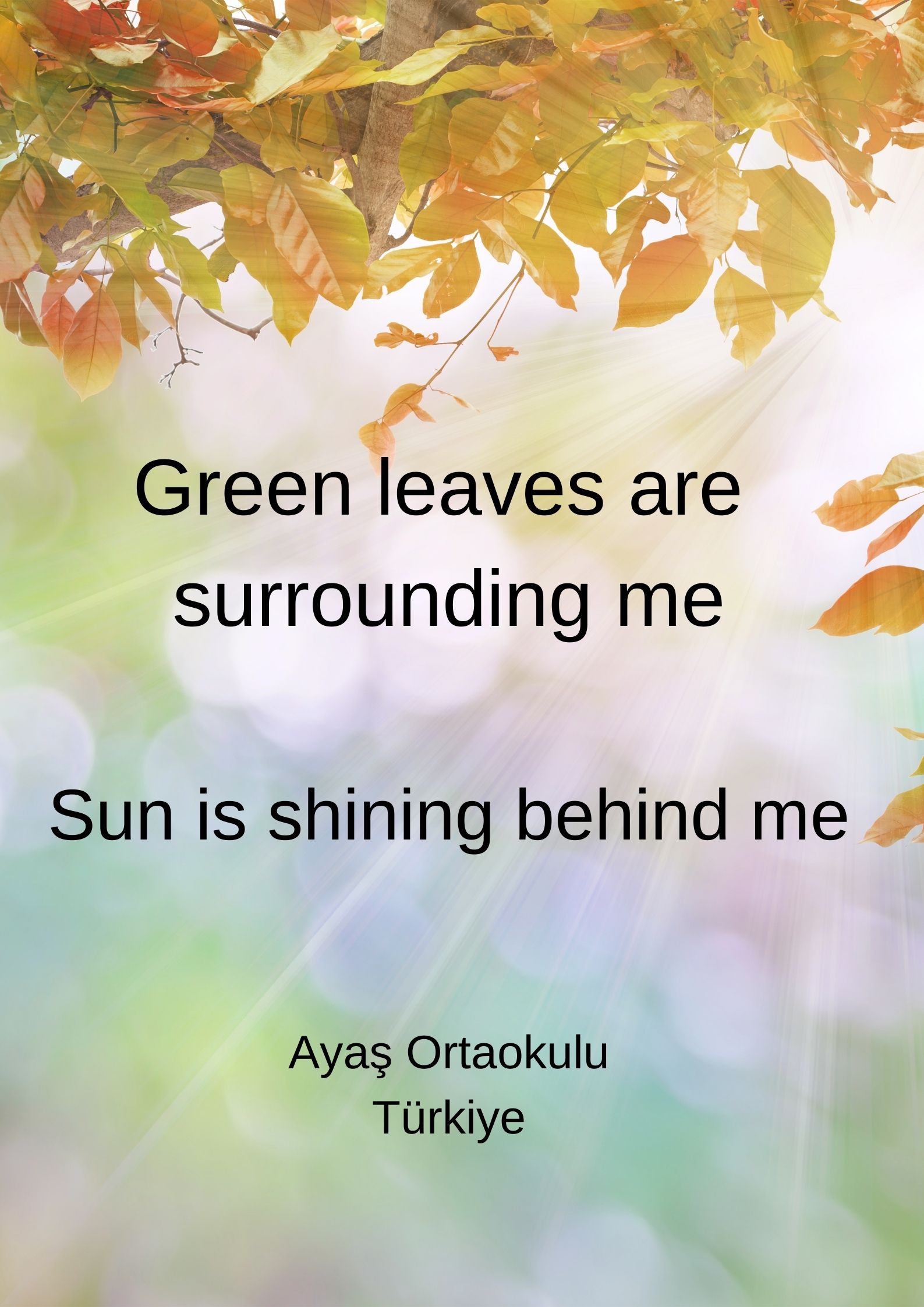 Acrostic Poem-Young Stars of Green Future by Fazilet TAŞ - Ourboox.com