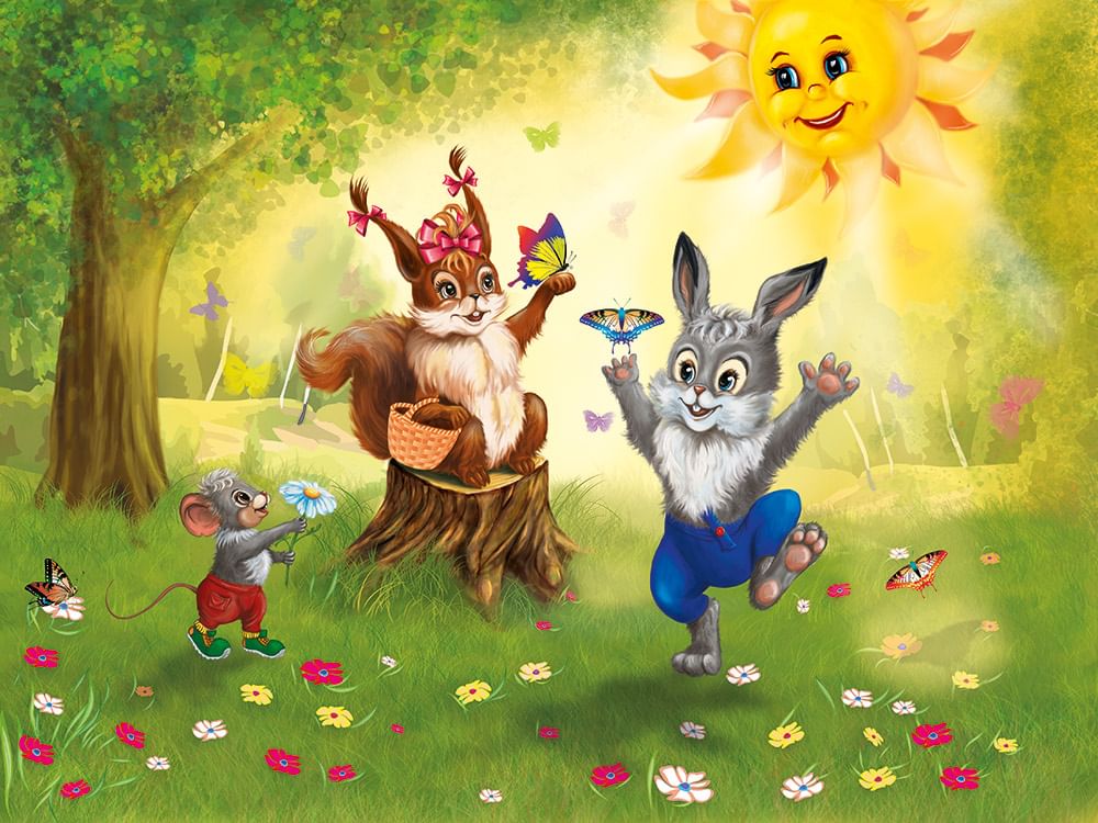 Казка про грім, блискавку та зайченя by Julia Fedyna - Illustrated by Федина Юлія - Ourboox.com