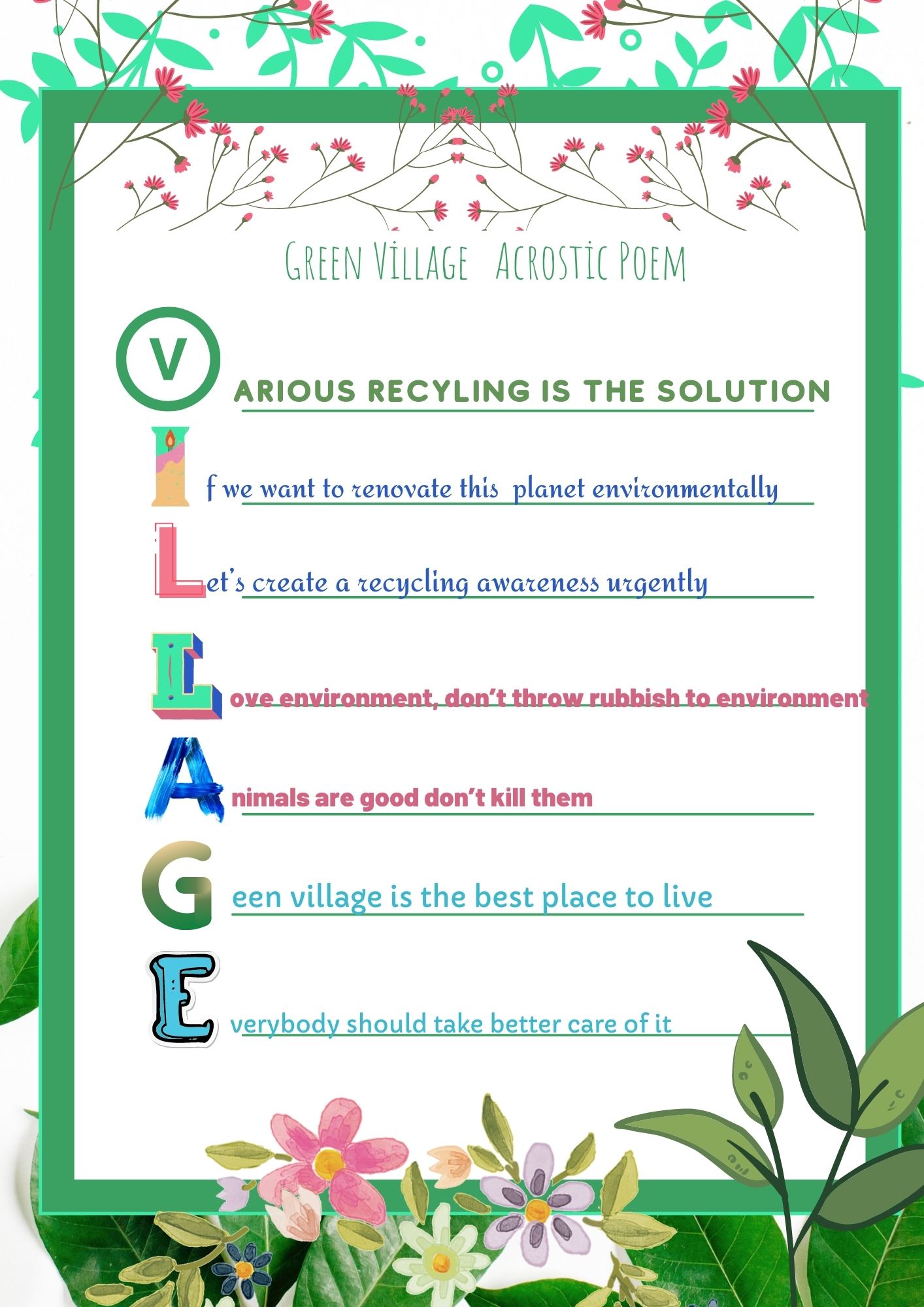 şiir çalışmamız by imge yılmaz uyar - Ourboox.com