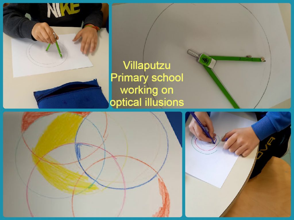 Optical illusions by eTwinning group - Illustrated by eTwinning- MathArts - Ourboox.com